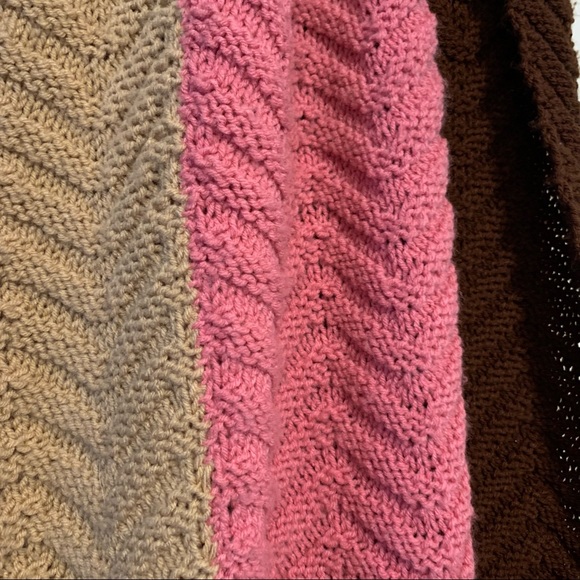 Crocheted Afghan Throw Blanket - Picture 3 of 8